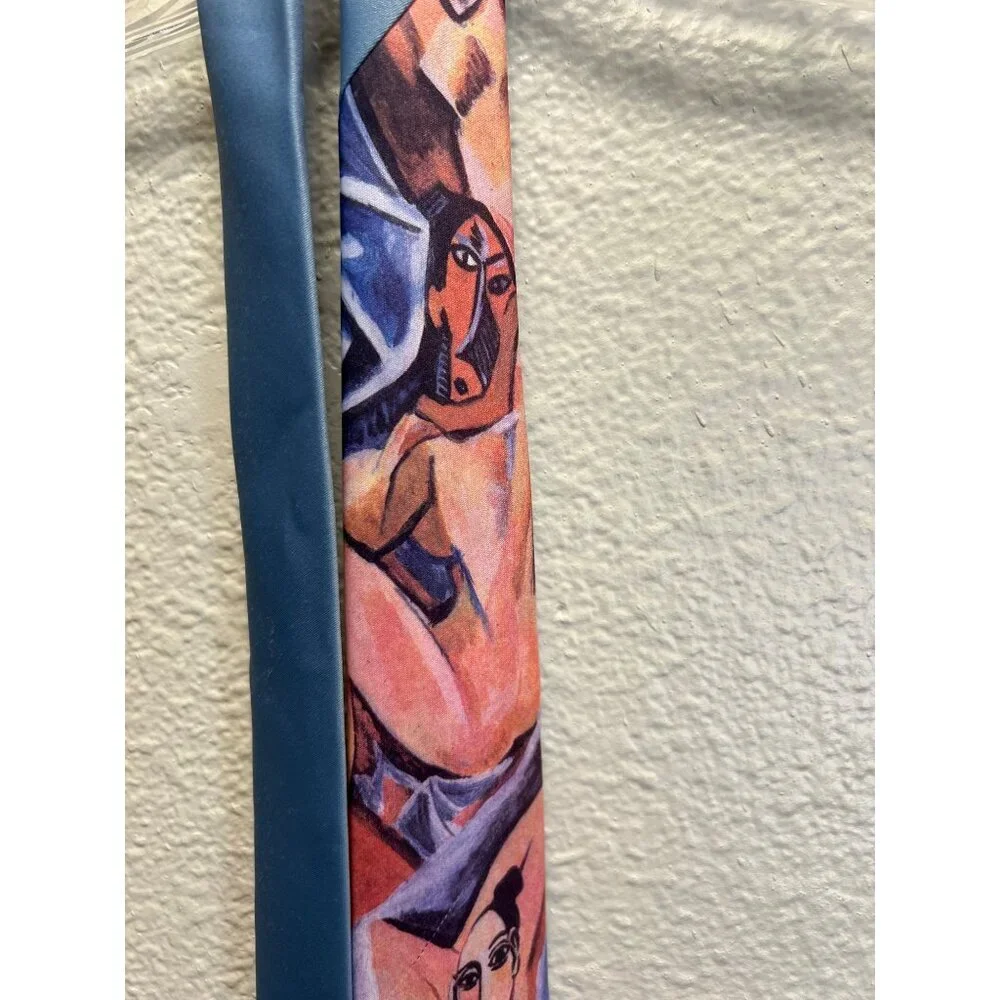 Ralph Marlin Picasso Inspired Polyester Tie